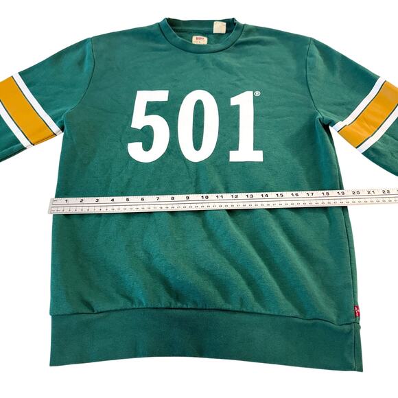 Levi's Men's Standard Fit 501 Graphic Crewneck Sweatshirt Size Small - Picture 3 of 5